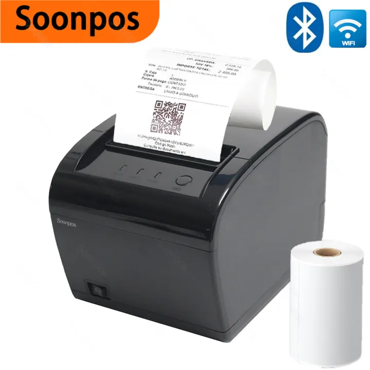 Commercial Wallpaper Printing - เครื่องพิมพ์ใบเสร็จความร้อน Soonpos ขนาด 80 มม., รองรับ