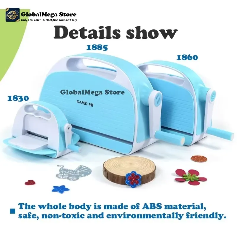 Die Cutting Machine - เครื่องตัดและปั๊มนูนแบบใช้มือรุ่นล่าสุดปี 2026 สำหรับงานกระดาษ KAMEI A4 โลโก้
