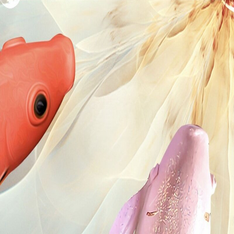ภาพตกแต่งผนังลายปลาและนกยูงแบบ - Commercial Wallpaper Printing บทวิจารณ์และราคา