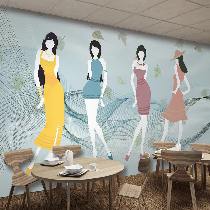 ที่กําหนดเองภาพจิตรกรรมฝาผนังโ - Commercial Wallpaper Printing บทวิจารณ์และราคา