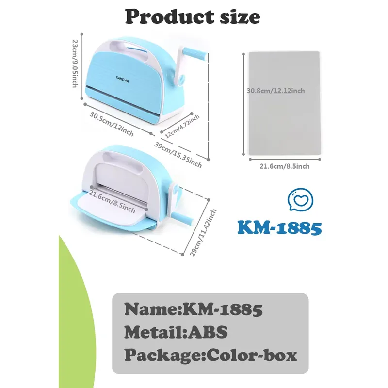 เครื่องตัดและปั๊มนูนแบบใช้มือร - Die Cutting Machine บทวิจารณ์และราคา