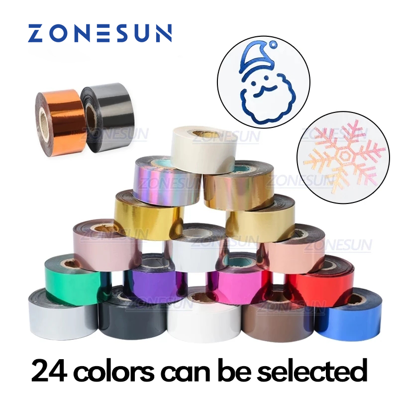 ZONESUN 3/4/5 ซม.ทองเงินสีดําฟ - Foil Transfer Machine บทวิจารณ์และราคา